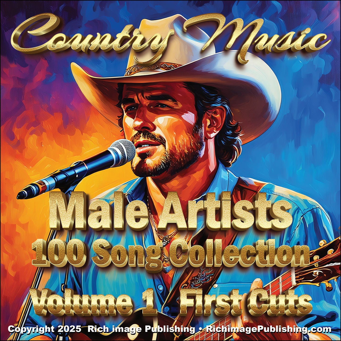 Country Music 100 Song Collection Male Artists Volume 1 First Cuts MP3 Digital Download
