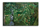 Amen Corner White Dogwood Golden Bell Azalea the Masters of Augusta painting print Aerial View Augusta National Golf Course all 18 Holes canvas prints 8x10-40x60in Oil Painting Art Print wall art rolled canvas print with corner curled image poster picture photograph photo fine art print wall hanging.