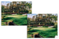 canvas prints Hole 13 Augusta National Golf Club wall art PGA Masters Azalea canvas frame gallery wrapped stretched over 3/4 inch wood frame rigid backing semi-gloss lamination wall picture photograph photo fine art print wall hanging.