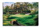Azalea Masters painting print PGA Augusta National Golf Club Hole 13 canvas prints 8x10-40x60in Oil Painting Art Print wall art rolled canvas print with corner curled image poster picture photograph photo fine art print wall hanging.