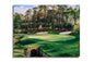 PGA Azalea Masters canvas prints Augusta National Golf Club Hole 13 wall art 8x10-40x60in Oil Painting Art Print art on wall two matte paper prints image poster picture photograph photo fine art print wall hanging.