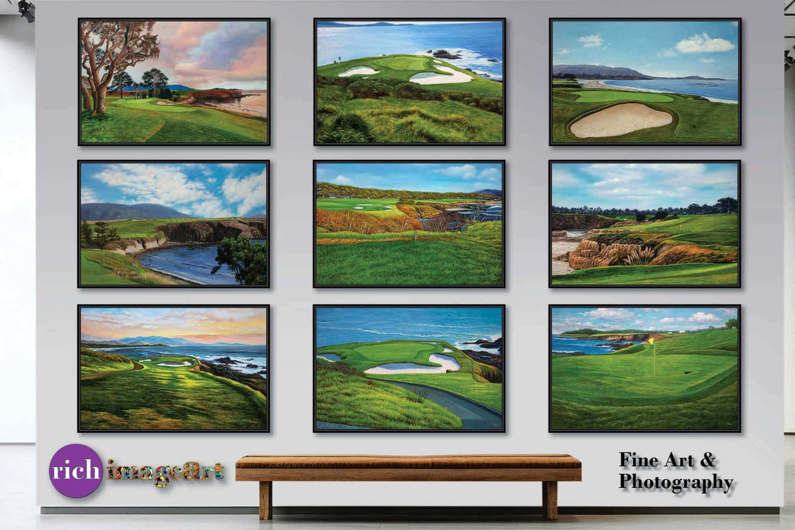 Augusta National Golf Club Hole 13 Azalea Masters painting print PGA canvas prints 8x10-40x60in Oil Painting Art Print lithograph rich image giclee wall art