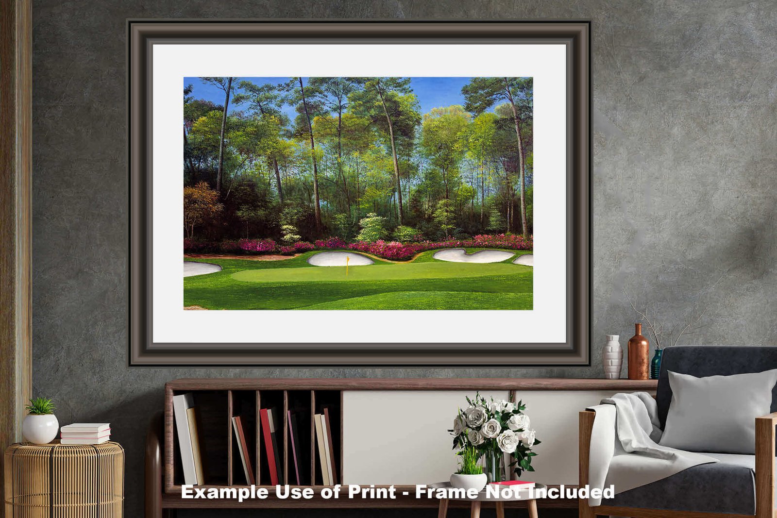 Hole 13 oil painting Augusta National Golf Club Masters wall art art print wall decor Augusta National Golf Club lithograph PGA rich image canvas prints