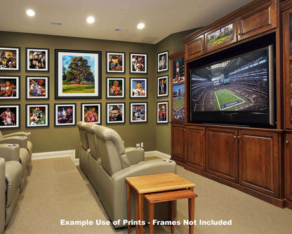 PGA Golf Canvas Prints painting print Course Ike's Tree Augusta National Golf Club the Masters of Augusta Eisenhower Tree 8x10-40x50in Art Print wall artwork giclee artwork game room with framed example on the wall image poster picture photograph photo fine art print wall hanging.