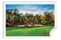 Masters Amen Corner Golf Club Hole 13 the Masters of Augusta Azalea Augusta National giclee wall artwork 8x10-40x60in Oil Painting Art Print framed art example on the wall image poster picture photograph photo fine art print wall hanging.