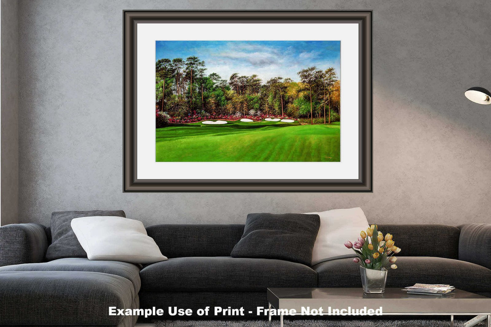 Golf Club Hole 13 Azalea the Masters of Augusta Masters Amen Corner art on wall wall artwork wall decor 8x10-40x60in Oil Painting Art Print lithograph Augusta National canvas prints wall art