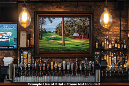 Augusta National Golf Hole 10 Camellia Masters 10Ri2 Painting Wall Art Print Rich image Art