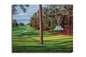 Augusta National Golf Hole 10 Camellia Masters 10Ri2 Painting Wall Art Print Rich image Art