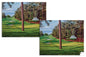 Augusta National Golf Hole 10 Camellia Masters 10Ri2 Painting Wall Art Print Rich image Art