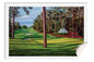 Augusta National Golf Hole 10 Camellia Masters 10Ri2 Painting Wall Art Print Rich image Art