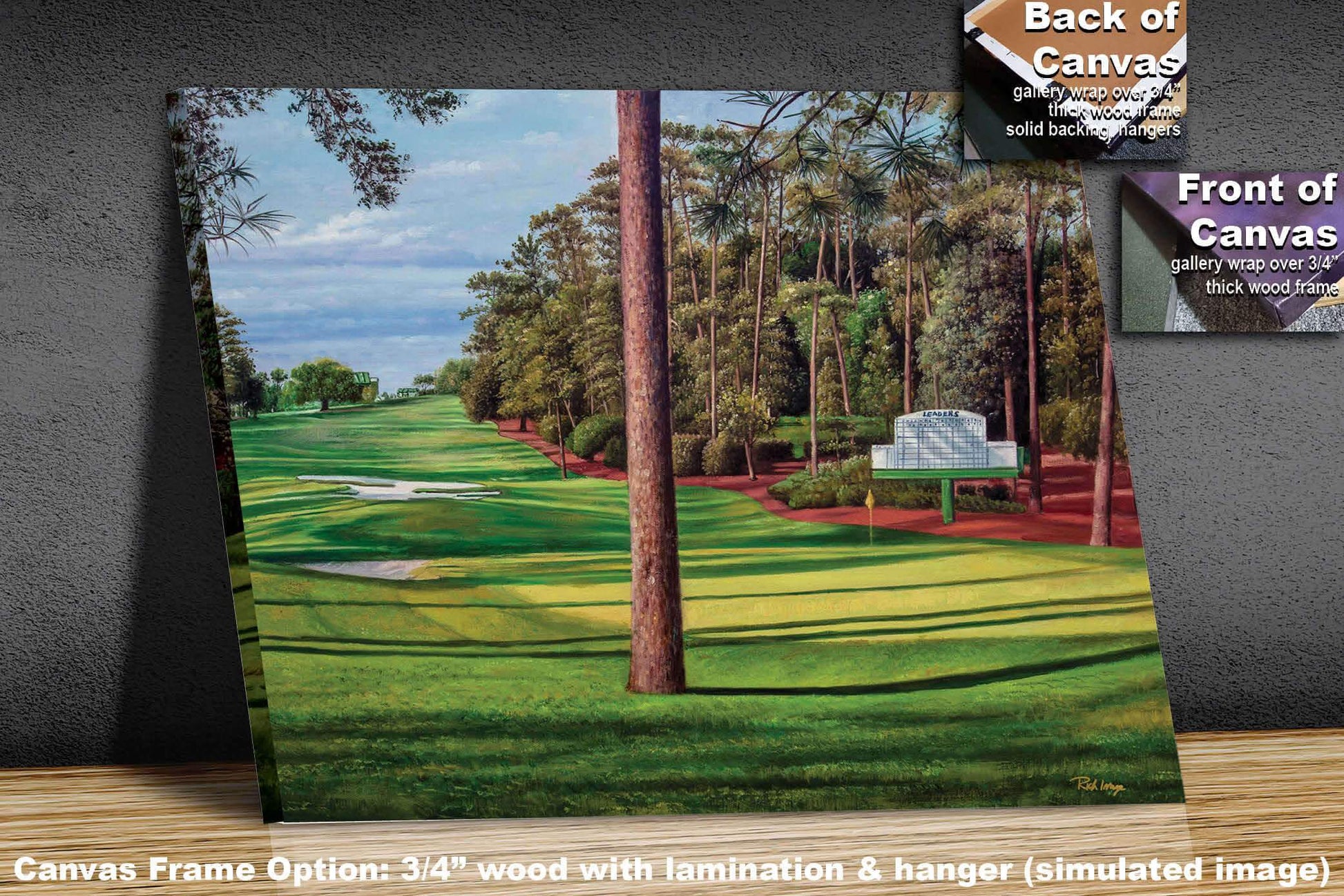 Augusta National Golf Hole 10 Camellia Masters 10Ri2 Painting Wall Art Print Rich image Art