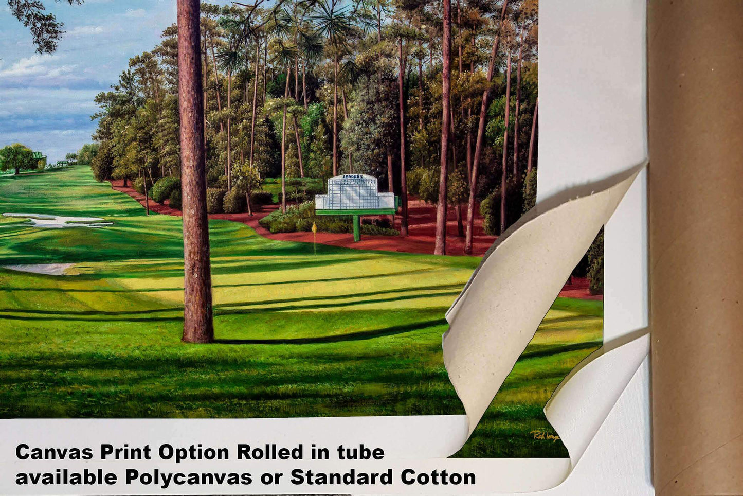 Augusta National Golf Hole 10 Camellia Masters 10Ri2 Painting Wall Art Print Rich image Art