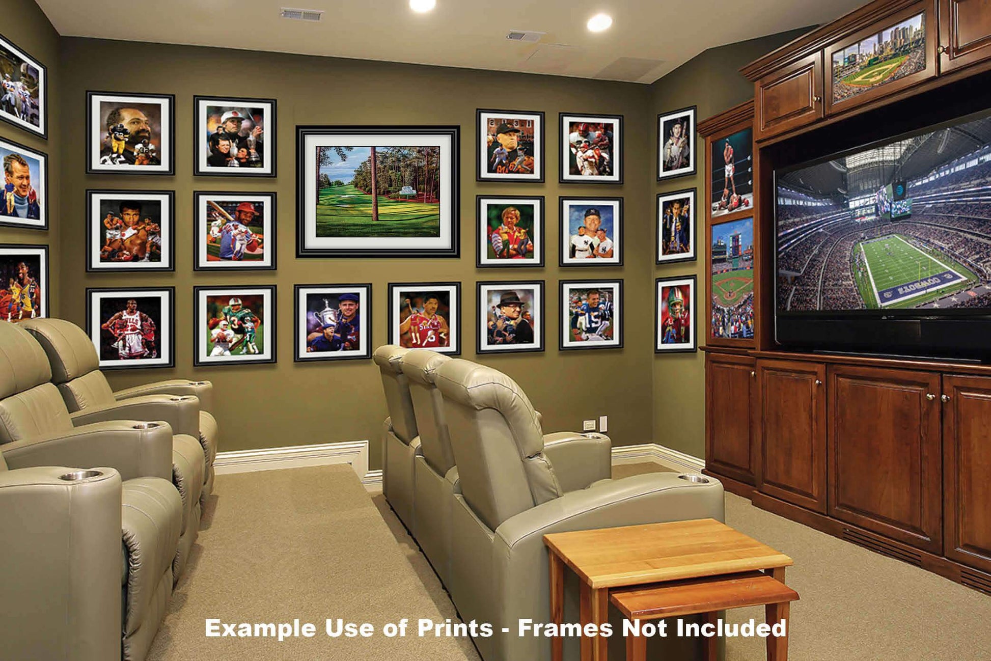 Augusta National Golf Hole 10 Camellia Masters 10Ri2 Painting Wall Art Print Rich image Art