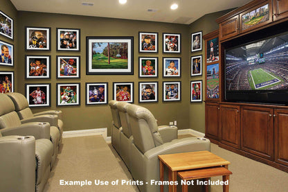 Augusta National Golf Hole 10 Camellia Masters 10Ri2 Painting Wall Art Print Rich image Art