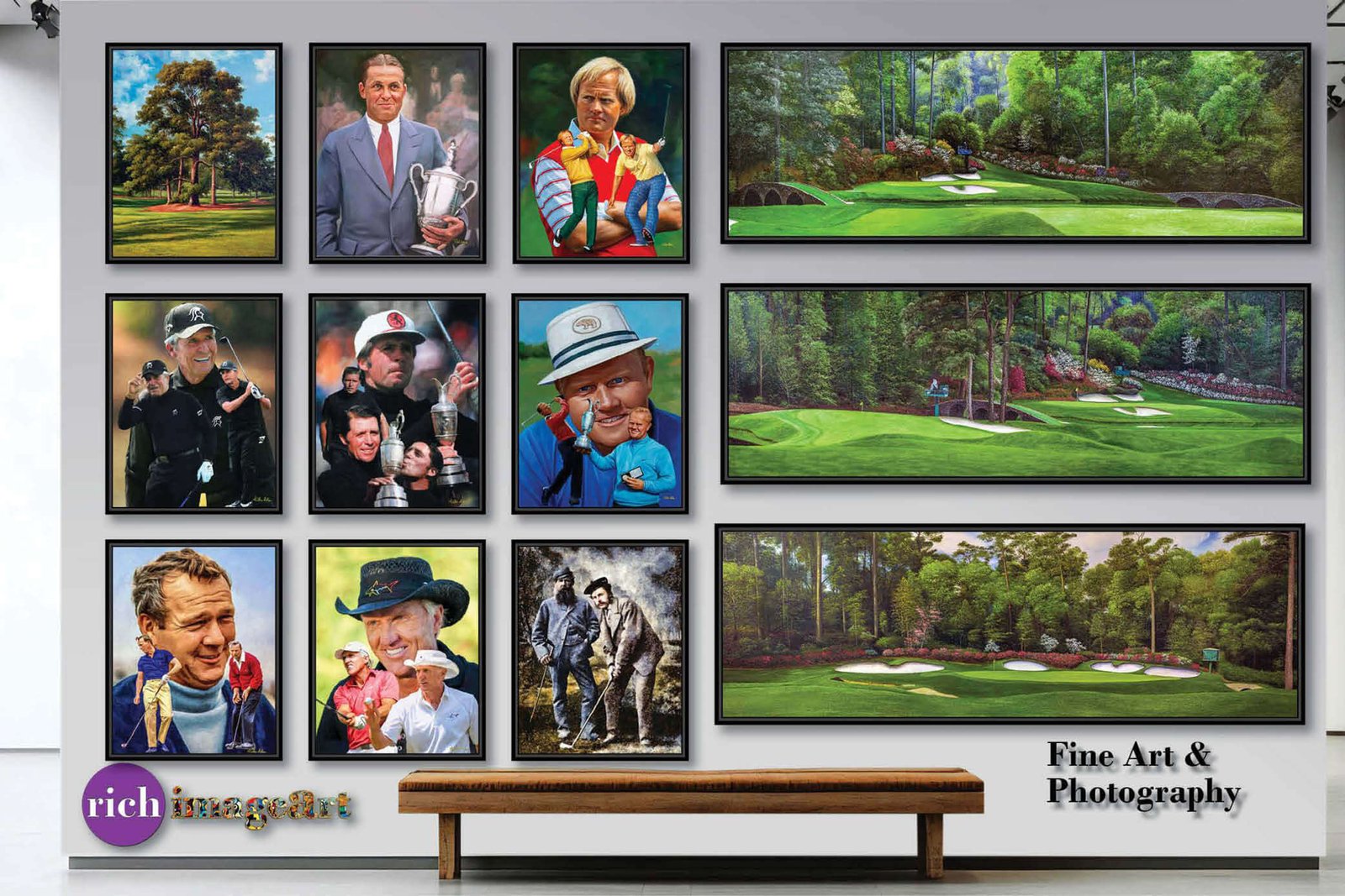 Augusta National Golf Club Course Hole 16 Redbud The Masters Of Augusta painting print Augusta US canvas prints 8x10-40x60in Oil Painting Art Print lithograph art on wall giclee wall art