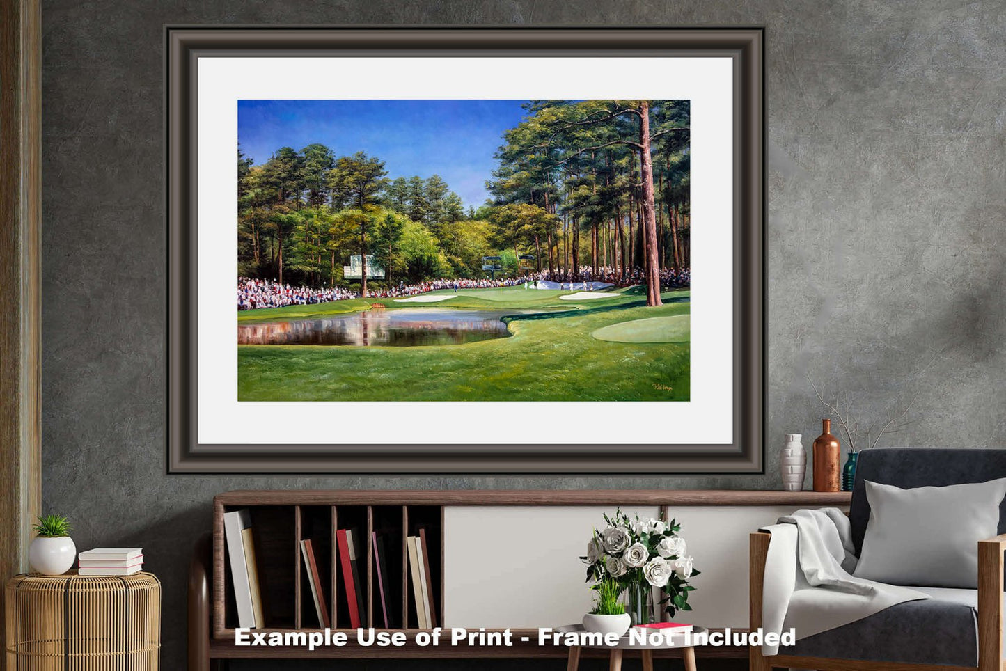 Golf Club Course Hole 16 oil painting Augusta National The Masters Of Augusta wall art art on wall wall artwork Augusta National lithograph Augusta US giclee canvas prints