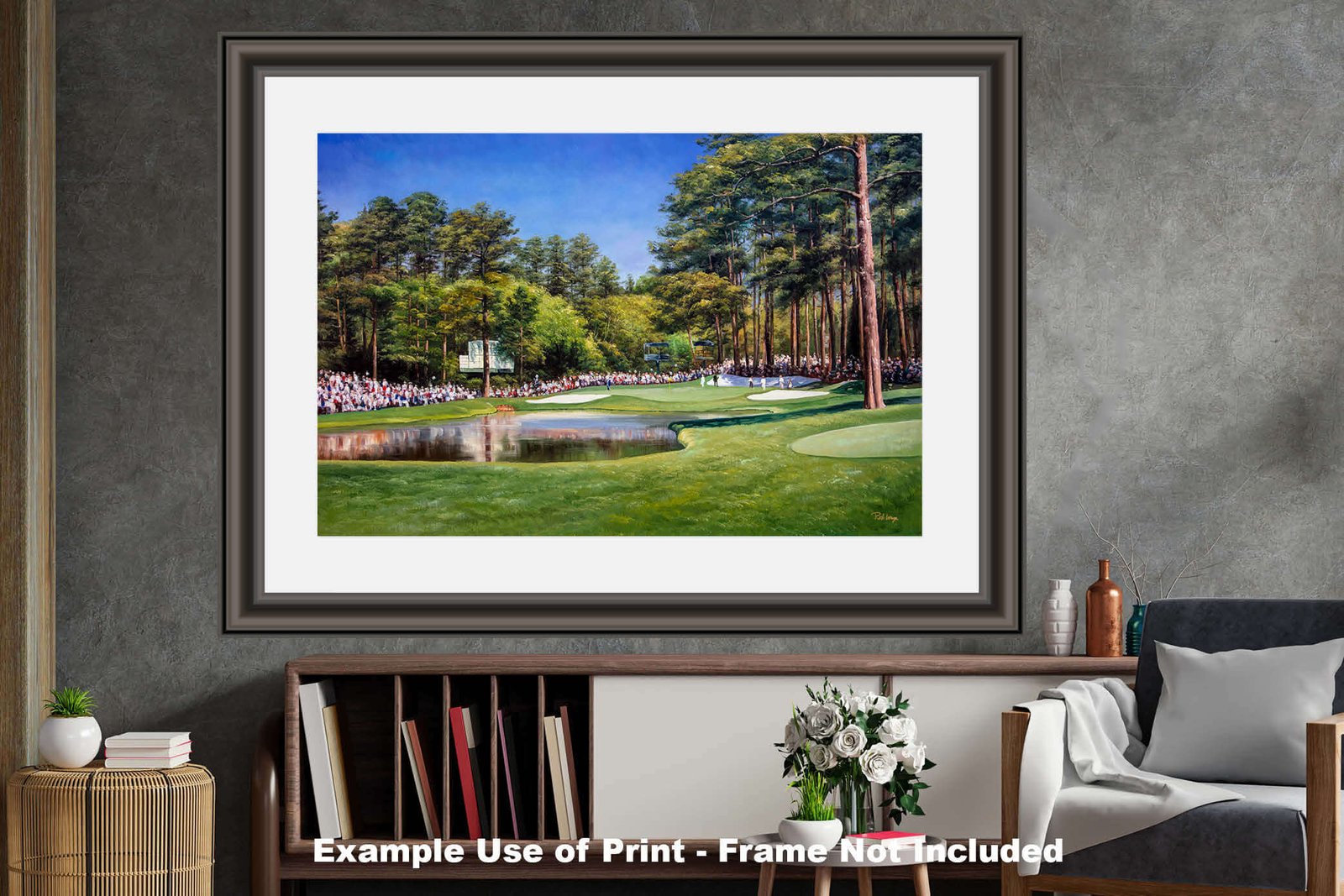 Golf Club Course Hole 16 oil painting Augusta National The Masters Of Augusta wall art art on wall wall artwork Augusta National lithograph Augusta US giclee canvas prints