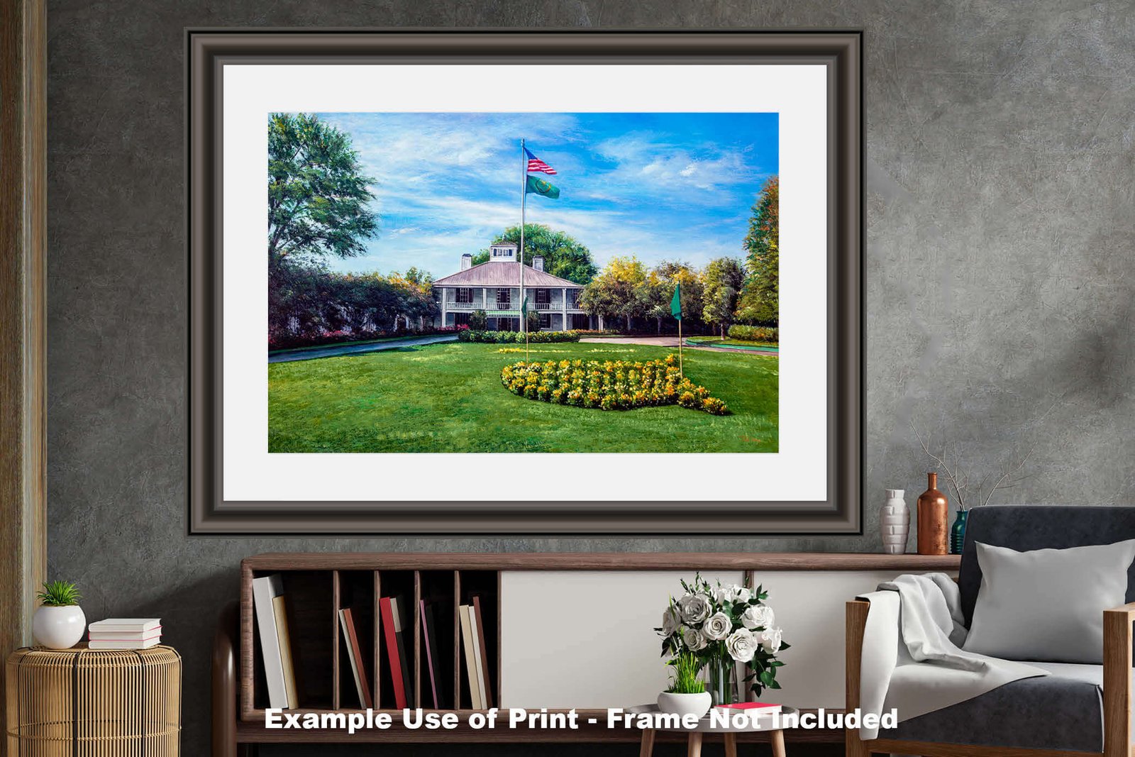 Golf Course oil painting Augusta National the Masters of Augusta wall art art on wall wall artwork Augusta National lithograph PGA Golf Canvas Prints giclee canvas prints