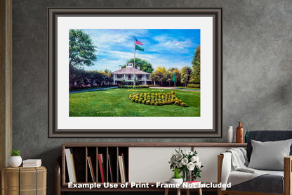 Golf Course oil painting Augusta National the Masters of Augusta wall art art on wall wall artwork Augusta National lithograph PGA Golf Canvas Prints giclee canvas prints