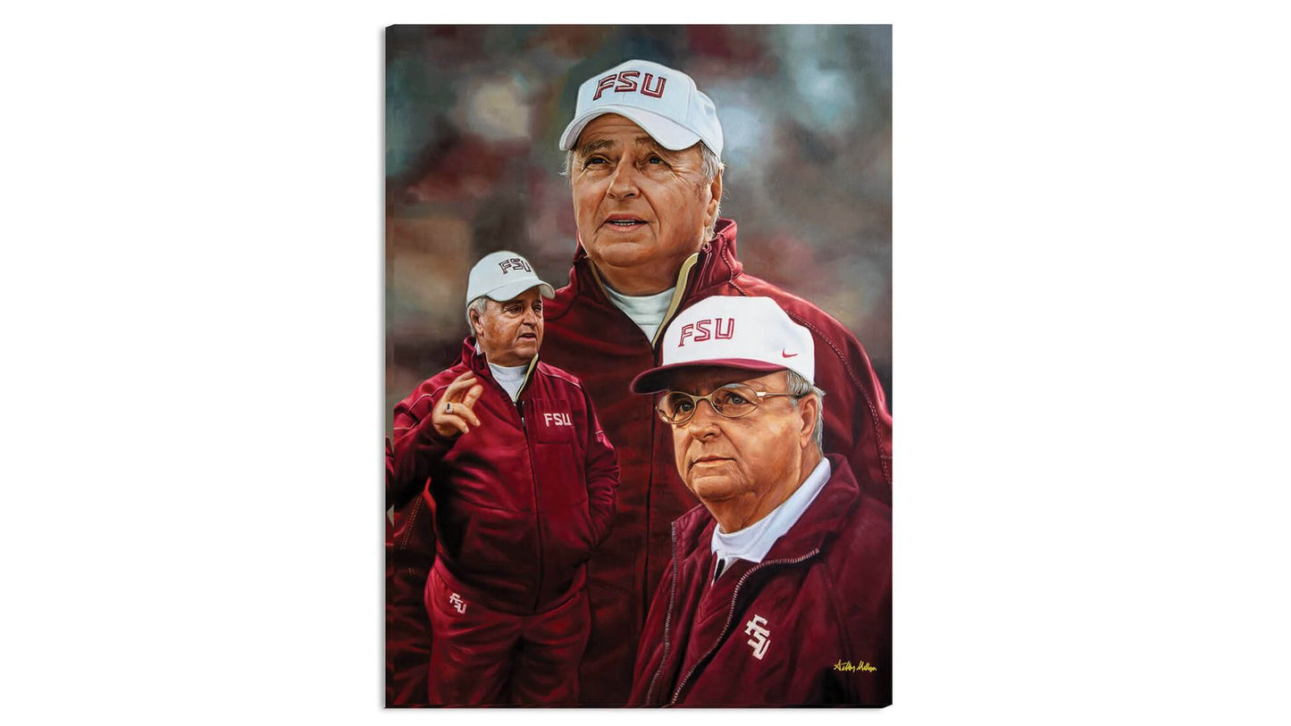Bobby Bowden giclee painting print Head Coach artwork giclee Florida State Seminoles FsuBwdn1AM3