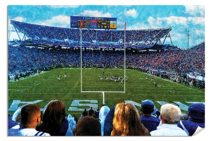 Penn State Football Beaver Stadium Nittany Lions NCAA College Football 1MC1 Art Rich image Art