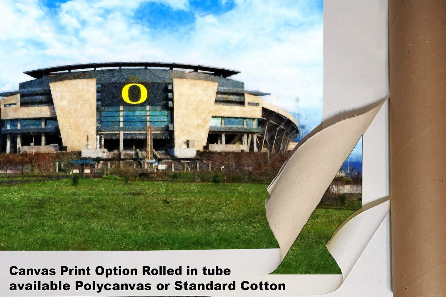 Oregon Ducks Autzen Stadium NCAA College Football 1MC1 Art Oregon Football Rich image Art