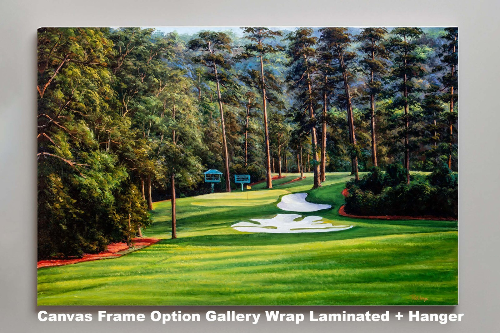 Augusta National Golf Hole 10 Camellia Masters 10Ri1 Painting Wall Art Print Rich image Art