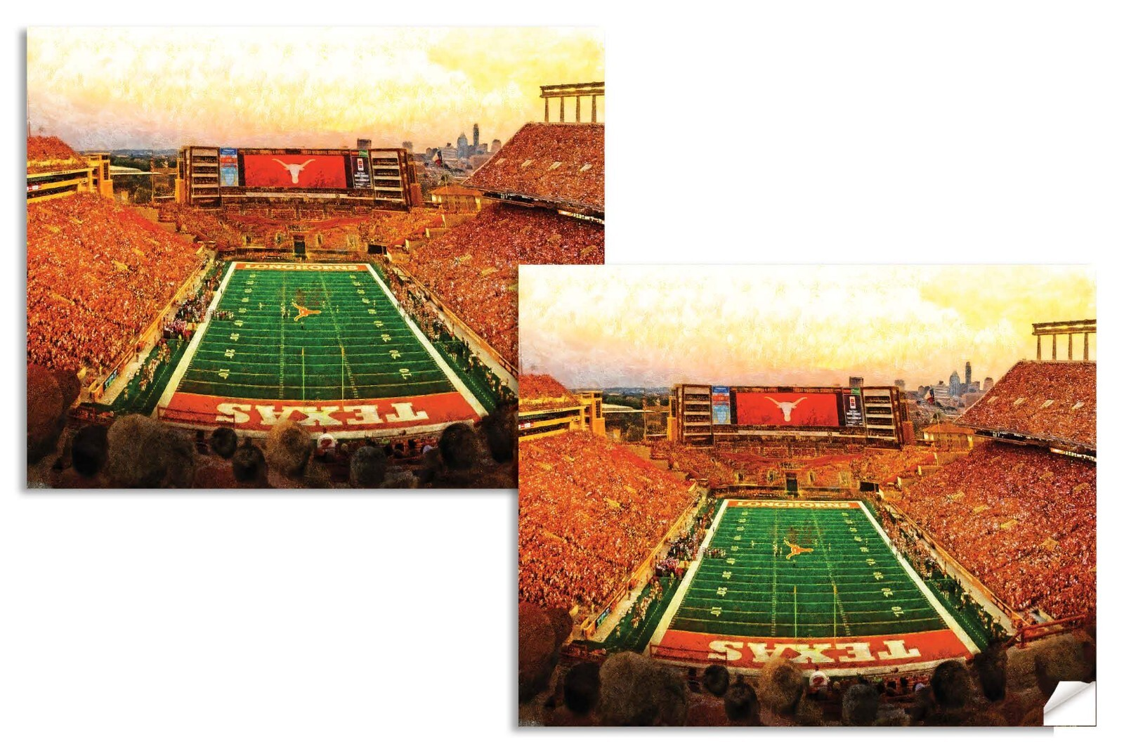 Texas Football Longhorns Darrell K Royal Texas Memorial Stadium Football 1MC1 Rich image Art