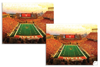 Texas Football Longhorns Darrell K Royal Texas Memorial Stadium Football 1MC1 Rich image Art