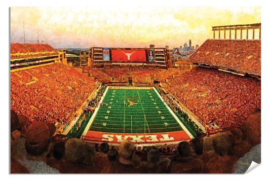 Texas Football Longhorns Darrell K Royal Texas Memorial Stadium Football 1MC1 Rich image Art