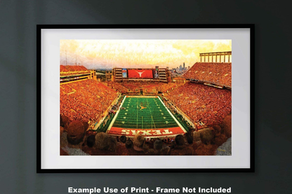 Texas Football Longhorns Darrell K Royal Texas Memorial Stadium Football 1MC1 Rich image Art