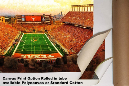 Texas Football Longhorns Darrell K Royal Texas Memorial Stadium Football 1MC1 Rich image Art