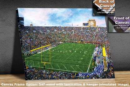 Notre Dame Stadium Fighting Irish NCAA College Football 1MC1 Art Touchdown Jesus Rich image Art