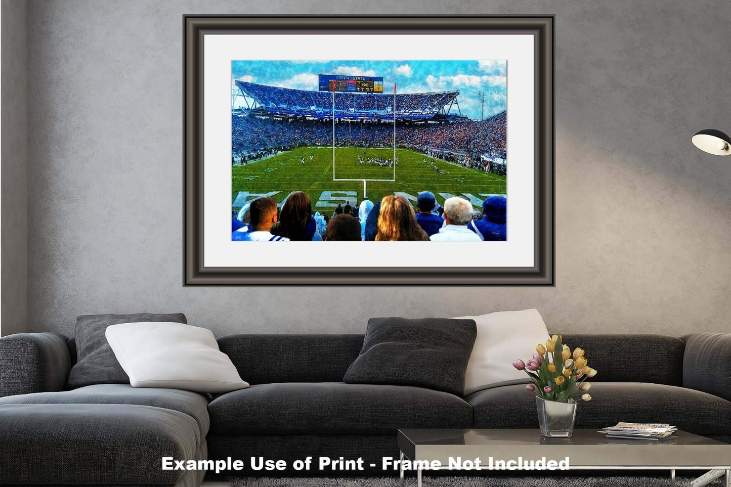 Penn State Football Beaver Stadium Nittany Lions NCAA College Football 1MC1 Art Rich image Art