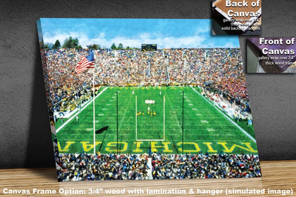 Michigan Stadium The Big House Wolverines NCAA Football 1MC1 Art Field College Rich image Art