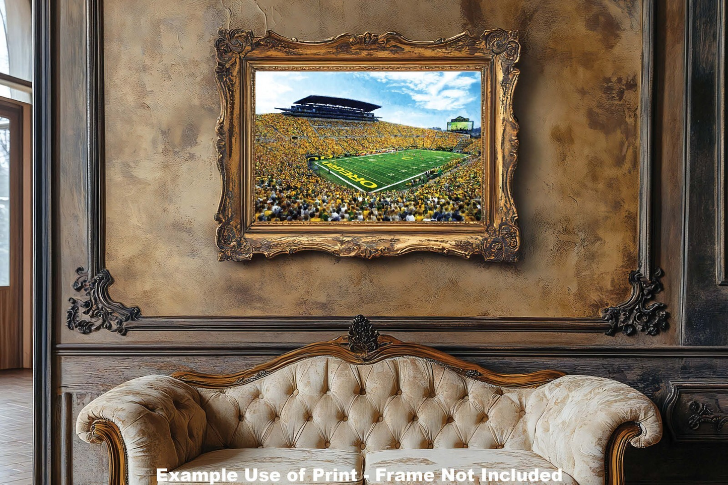 Oregon Football Autzen Stadium NCAA College Football Oregon Ducks 2MC1 Art Rich image Art