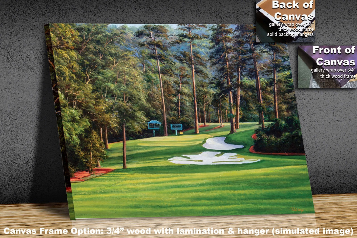 Augusta National Golf Hole 10 Camellia Masters 10Ri1 Painting Wall Art Print Rich image Art