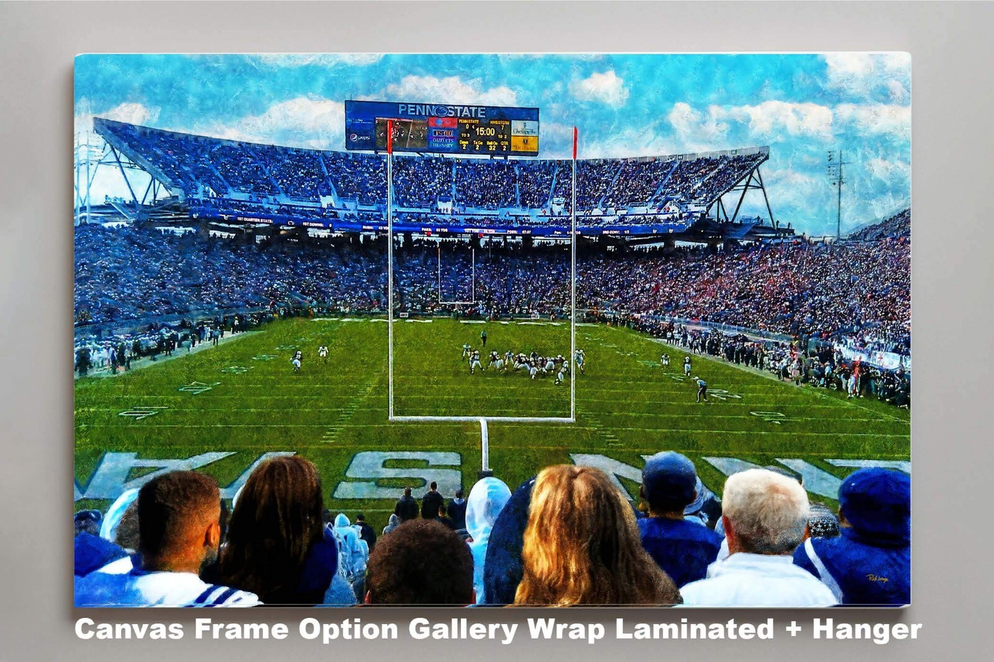 Penn State Football Beaver Stadium Nittany Lions NCAA College Football 1MC1 Art Rich image Art