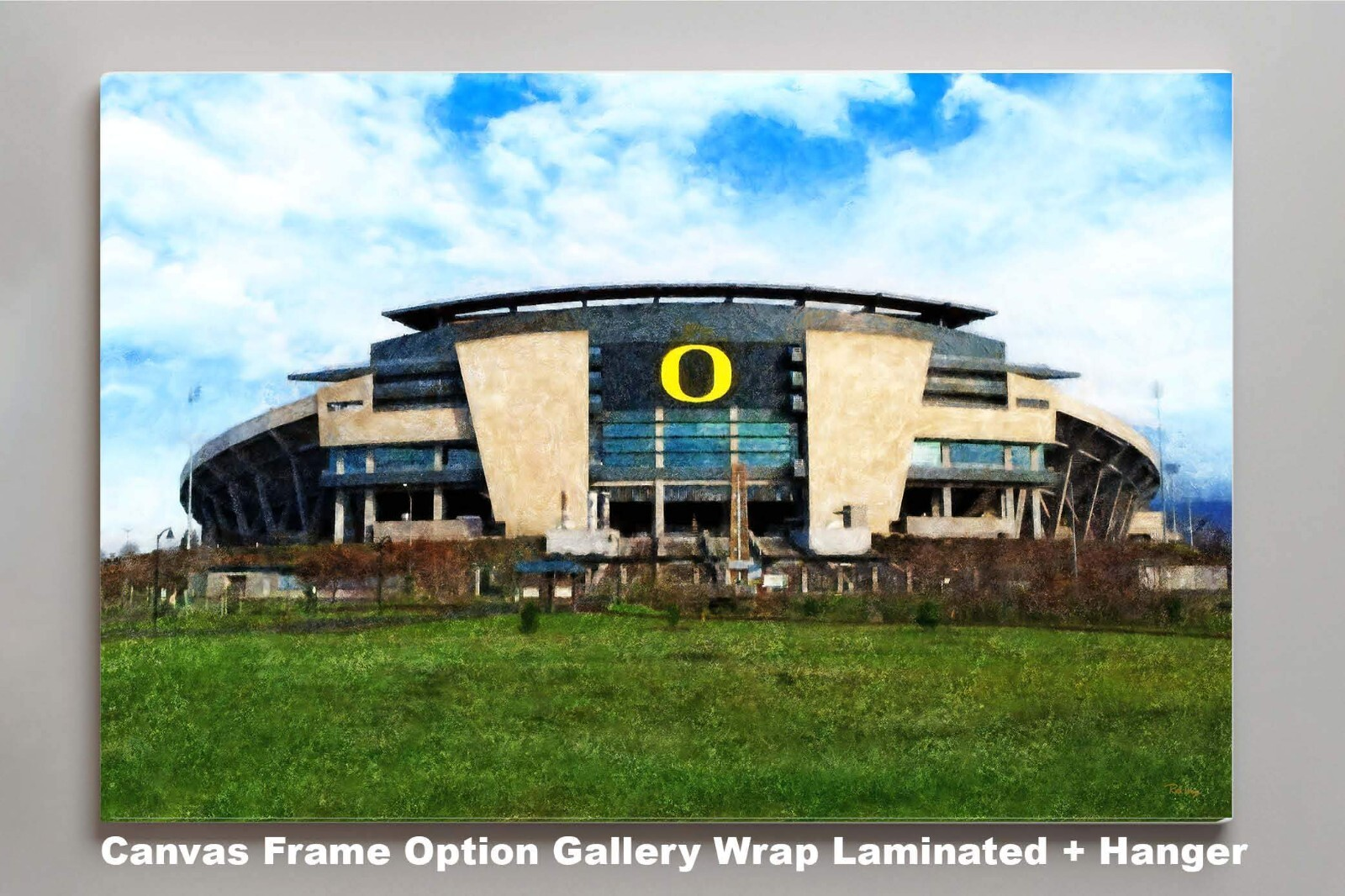 Oregon Ducks Autzen Stadium NCAA College Football 1MC1 Art Oregon Football Rich image Art