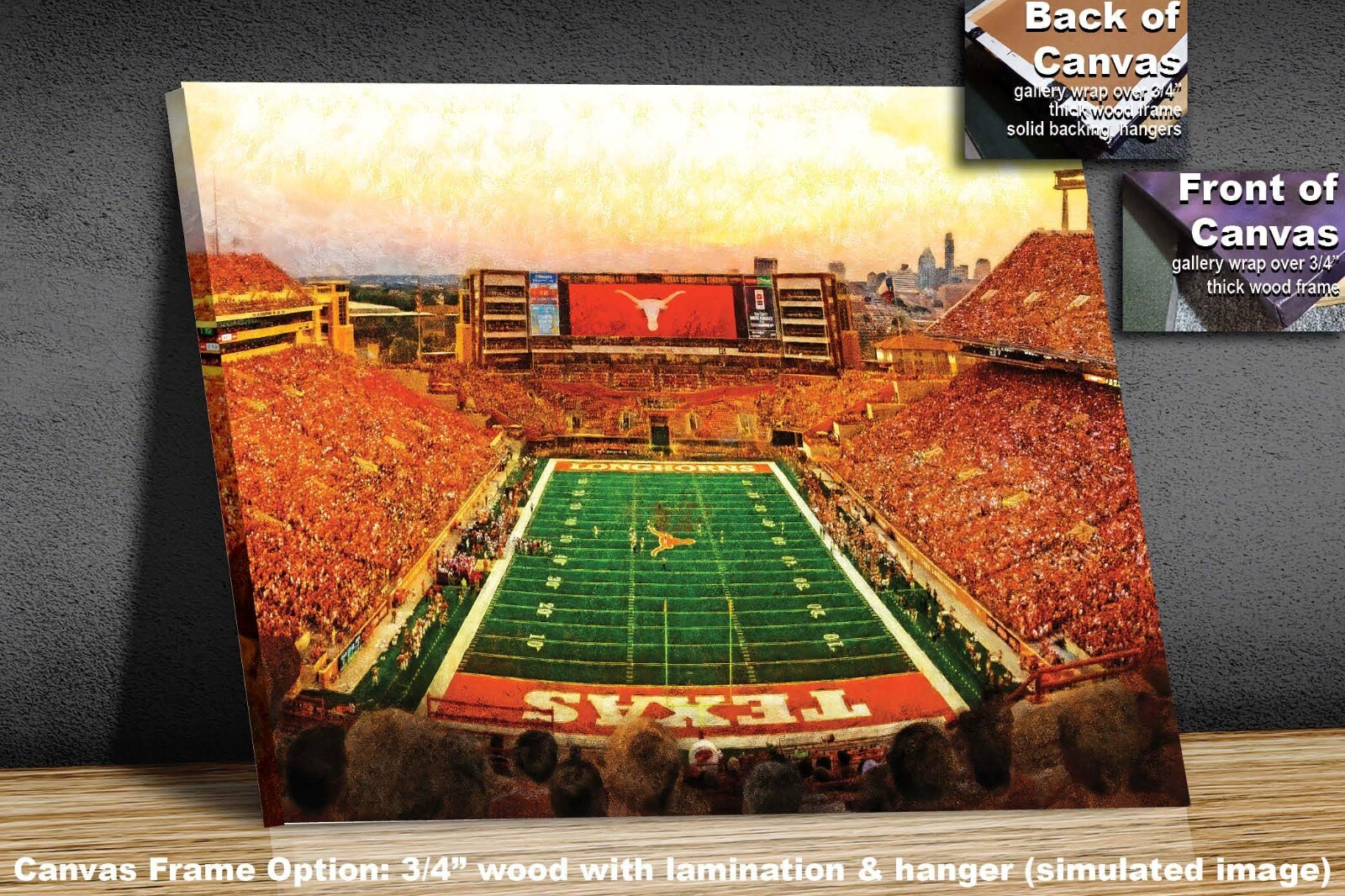 Texas Football Longhorns Darrell K Royal Texas Memorial Stadium Football 1MC1 Rich image Art